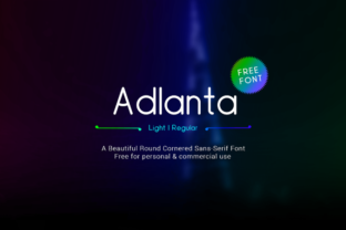 Adlanta Font: A Smooth, Rounded Typeface for Creative Makers