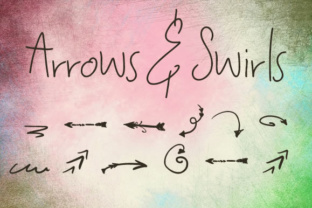 Arrows and Swirls: A Font That Elevates Brand Visuals