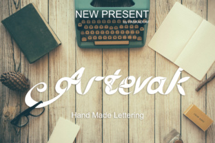 Artevak Font: A Decorative Typeface for Editorial Elegance