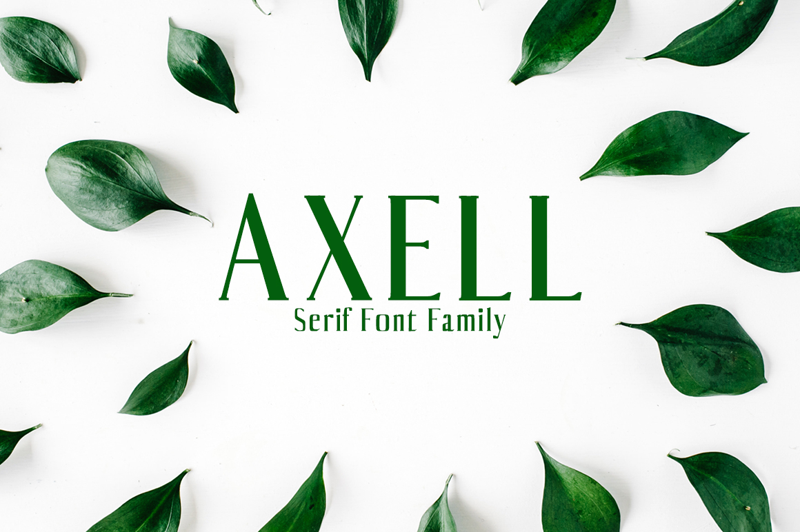 Axell Typeface: Modernism for Digital Design