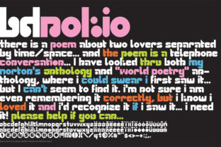 BD Nokio Font: A Rounded Typeface for Strong Visual Campaigns