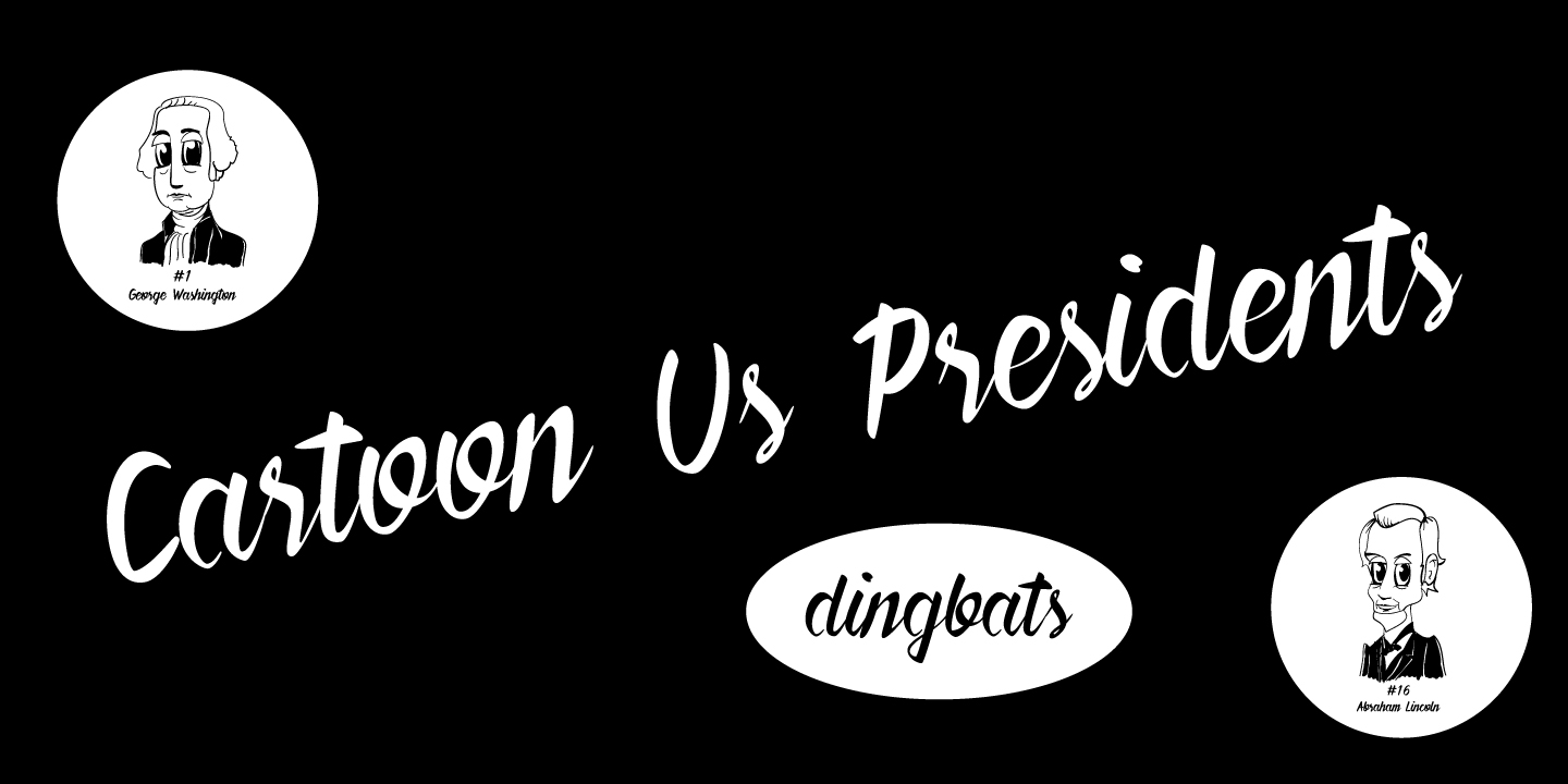 Cartoon US Presidents Dingbats: A Fun Typeface for Memorable Branding