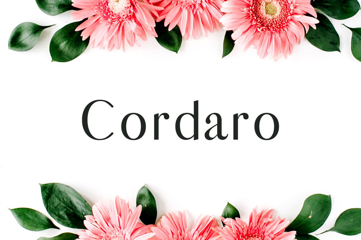 Cordaro Font: A Designer’s Journey with a Classy Serif Typeface
