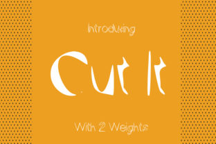 Cut It Font: A Playful Typeface for Digital Branding