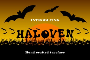 Haloven Font: A Spooky, Stylish Typeface for Crafters