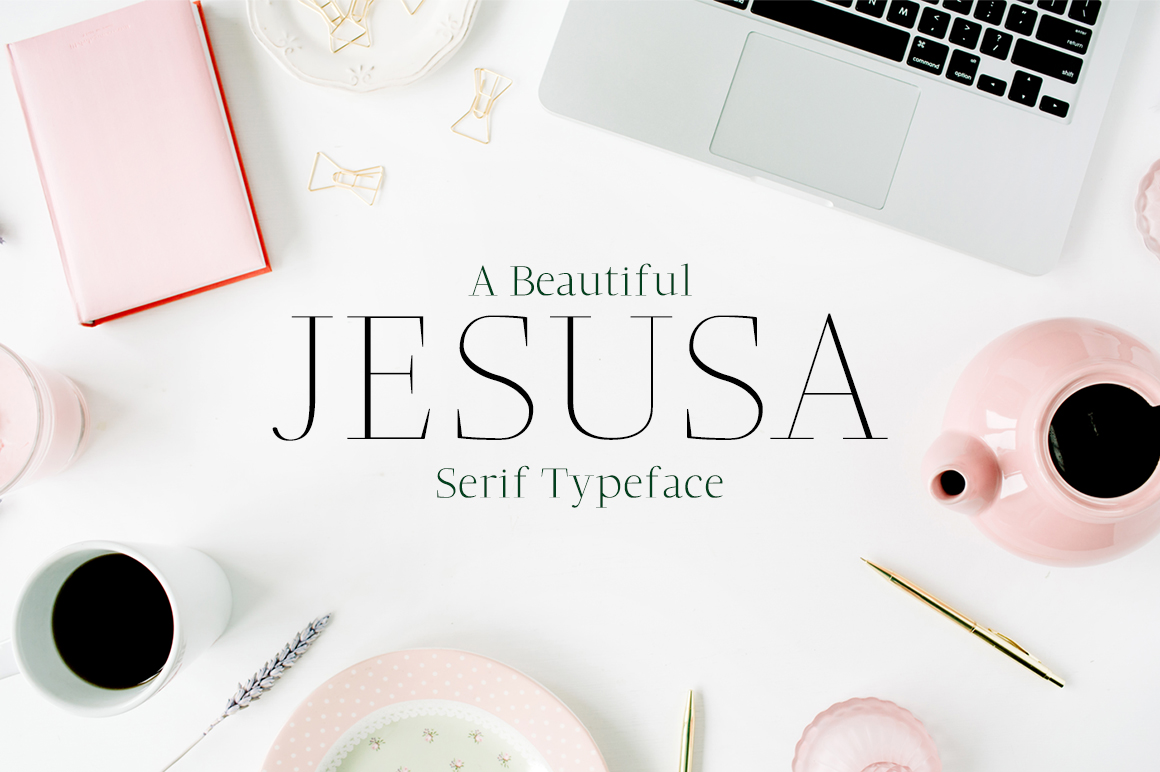 Jesusa: A Lightweight Serif Font for Elegance in Brand Design