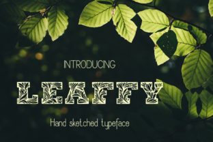 Leaffy Font: A Decorative Typeface for Web Design