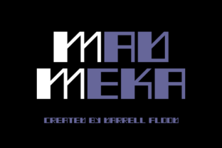 Mad Meka Font: A Futuristic Typeface for Bold Digital Designs