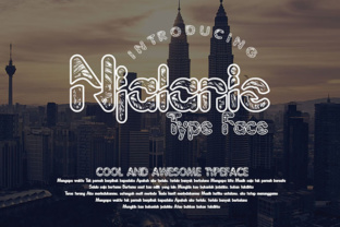 Njalanie: A Decorative Typeface for Creative Branding