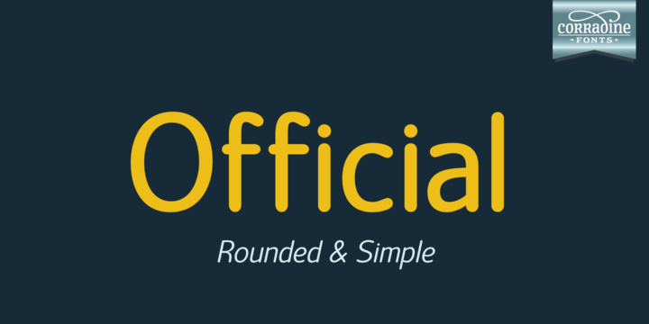Official Family: A Modern Typeface for Editorial Design