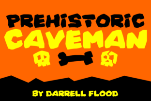 Prehistoric Caveman Font: A Bold Typeface for Prehistoric Campaigns