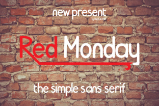 Red Monday Font: A Polished Touch for Your Brand