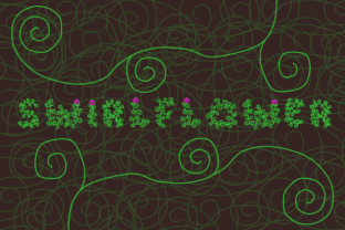 Swirlflower Font: A Blooming Addition to Your Craft Projects