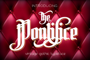 The Pontifice: A Gothic Typeface for Editorial Elegance