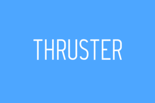 Thruster Font: A Caps-Only Sans Serif for Bold Branding