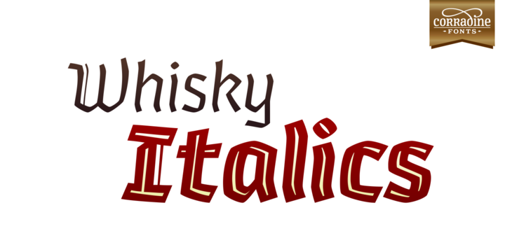 Whisky Italic Family: A Dynamic Typeface for Modern Branding